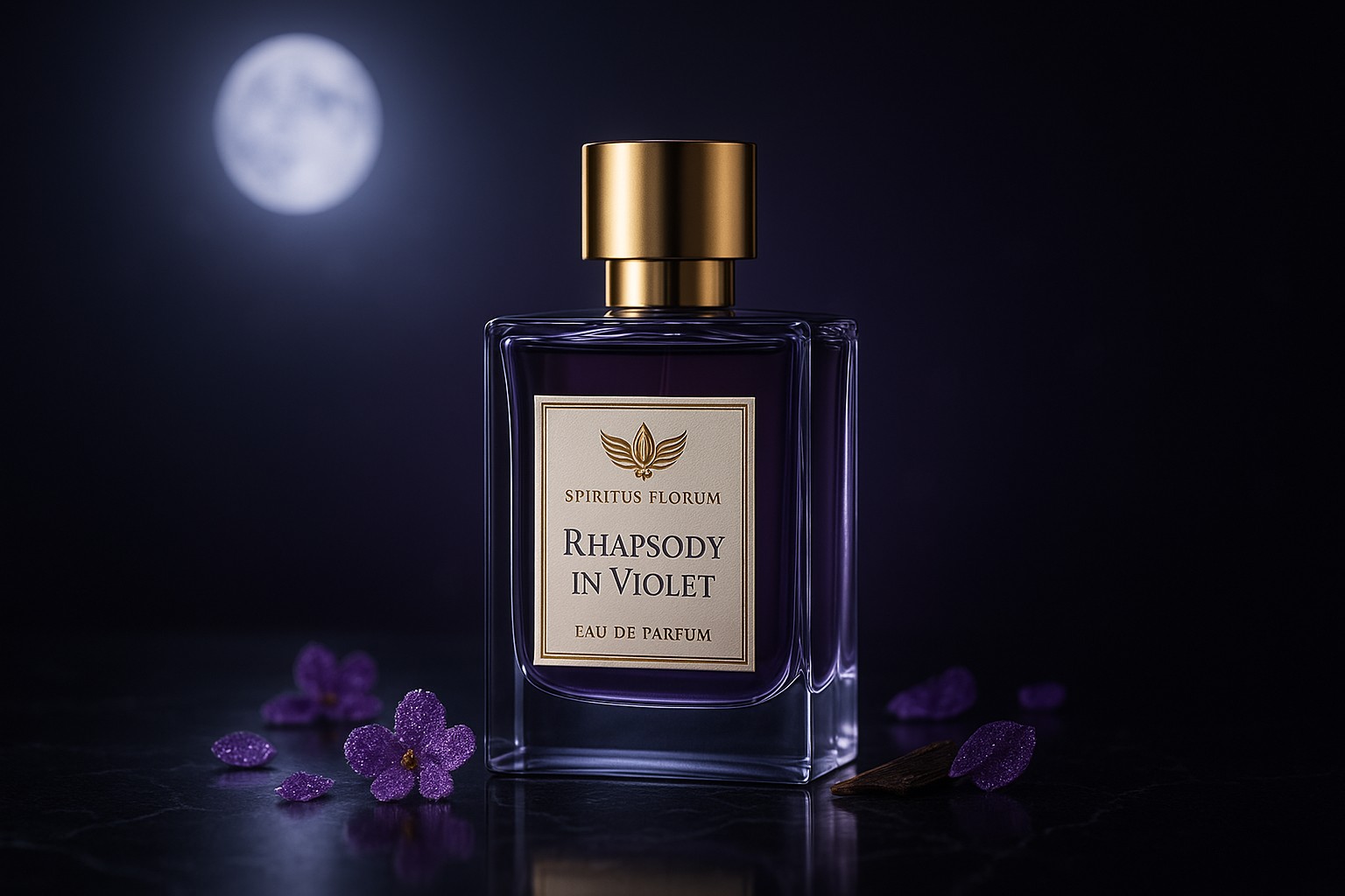 Rhapsody in Violet bottle